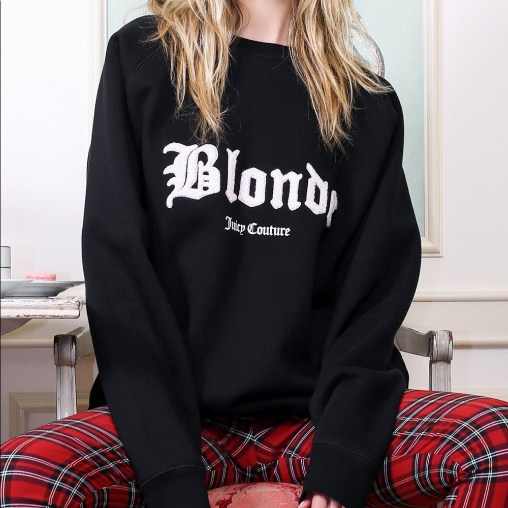 ⭐️Brunette The Label x Juicy Couture Sweater⭐️Limited Edition - Blonde
